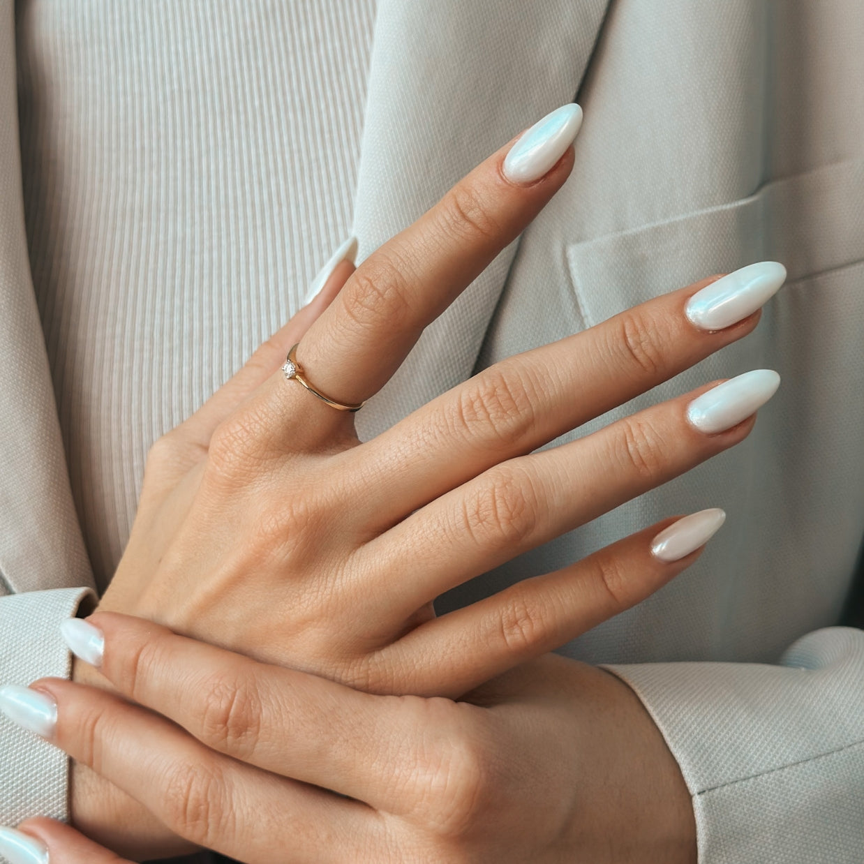 Bague en or Timeless - Diamant 0,1 CT - Indira