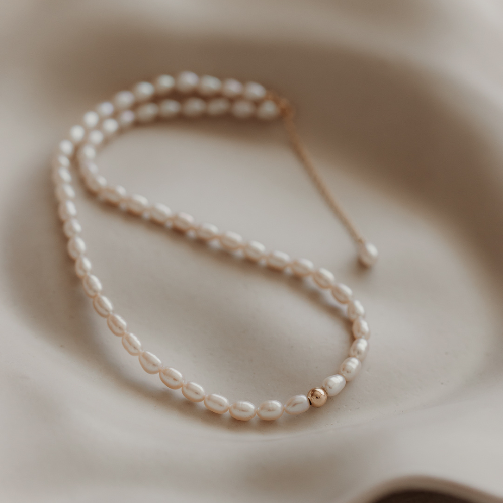 Collier en or Blair - Perles Naturelles - Indira