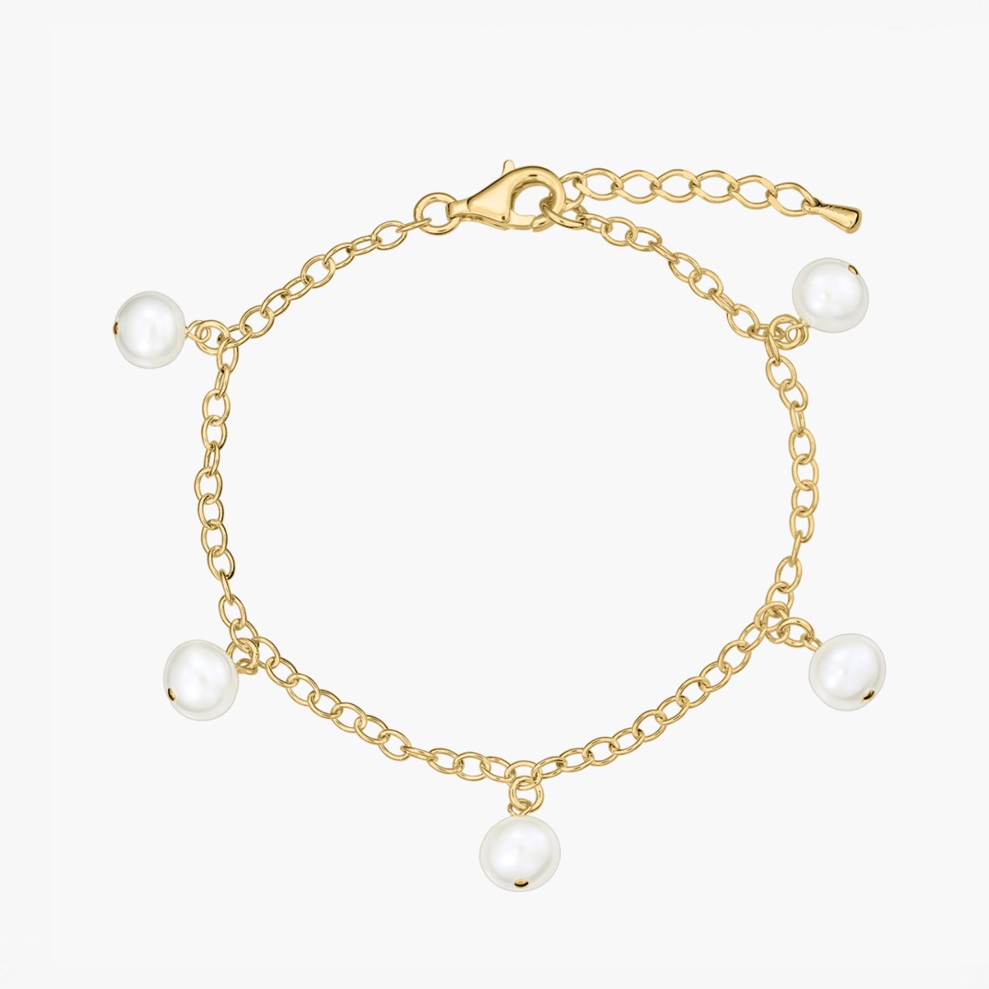 Bracelet Margot Doré en Argent - Perles Naturelles