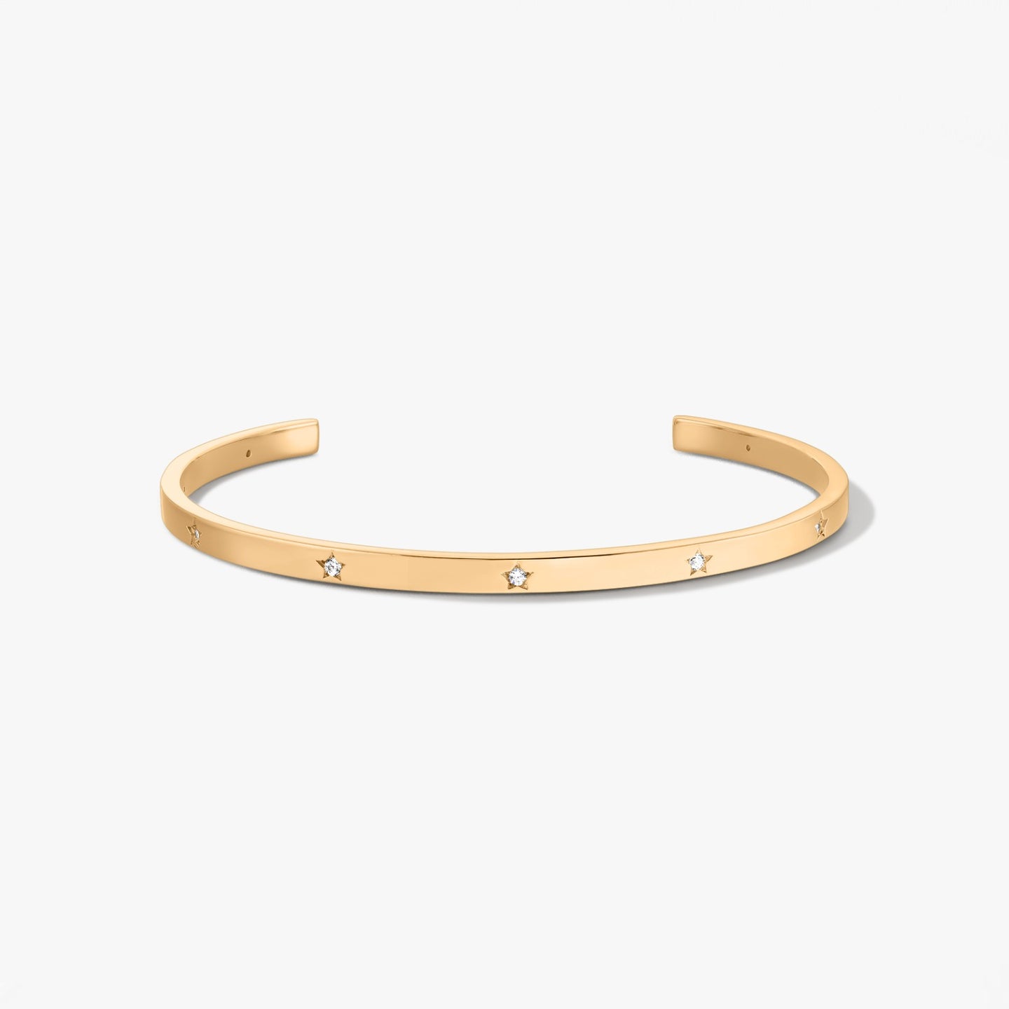 Bracelet en Argent Stardom Doré - Zirconium