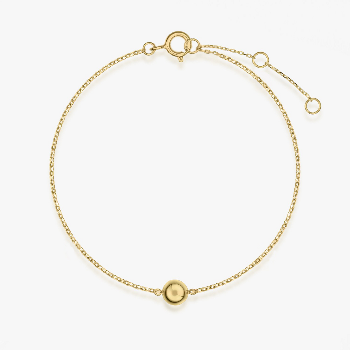 Bracelet Sphère Dorée en Or Jaune