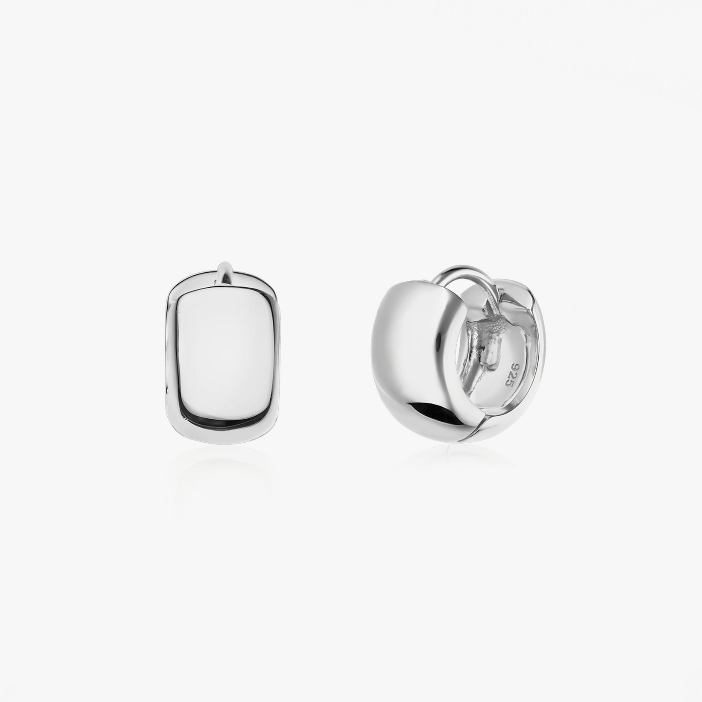 Boucles d'oreilles en argent Bold Mini Hoops - Indira