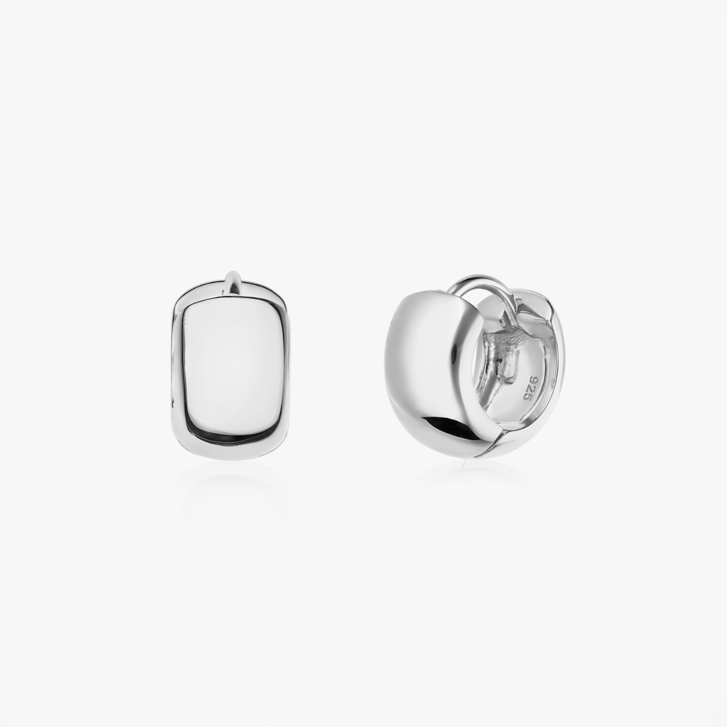 Boucles d'oreilles en argent Bold Mini Hoops - Indira