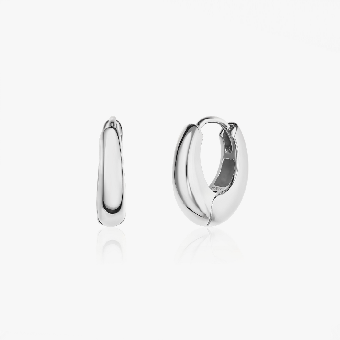 Boucles d'oreilles en argent Mini Dome - Indira