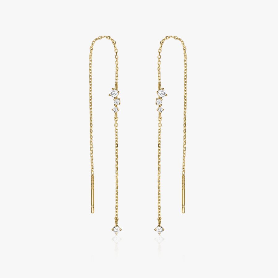 Boucles d'oreilles en or Graceful Drop - Indira