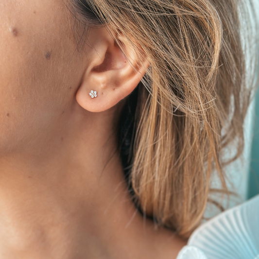 Boucles d'oreilles en or Lorelai - Zirconium - Indira