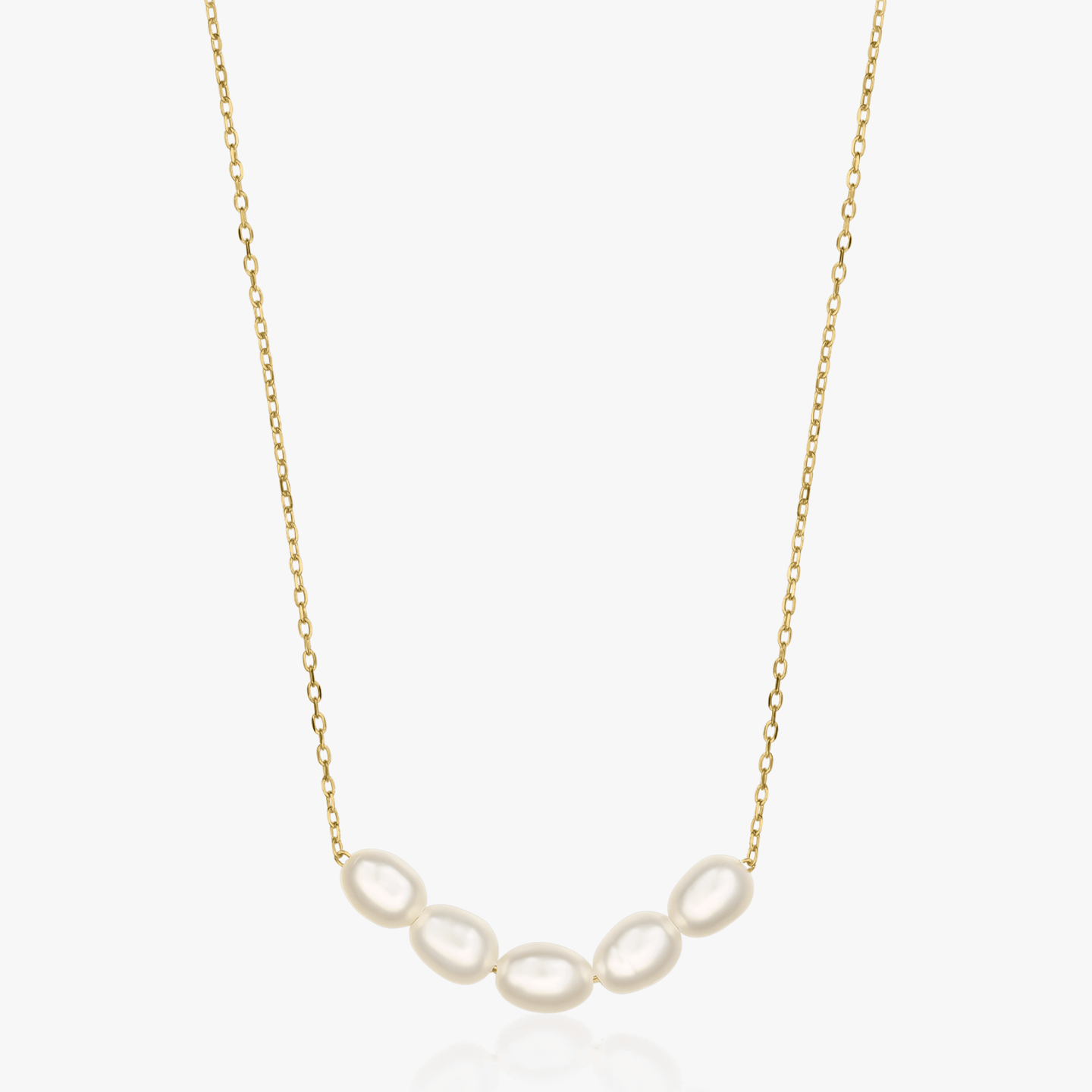 Collier en argent Golden Maia - Perles Naturelles - Indira
