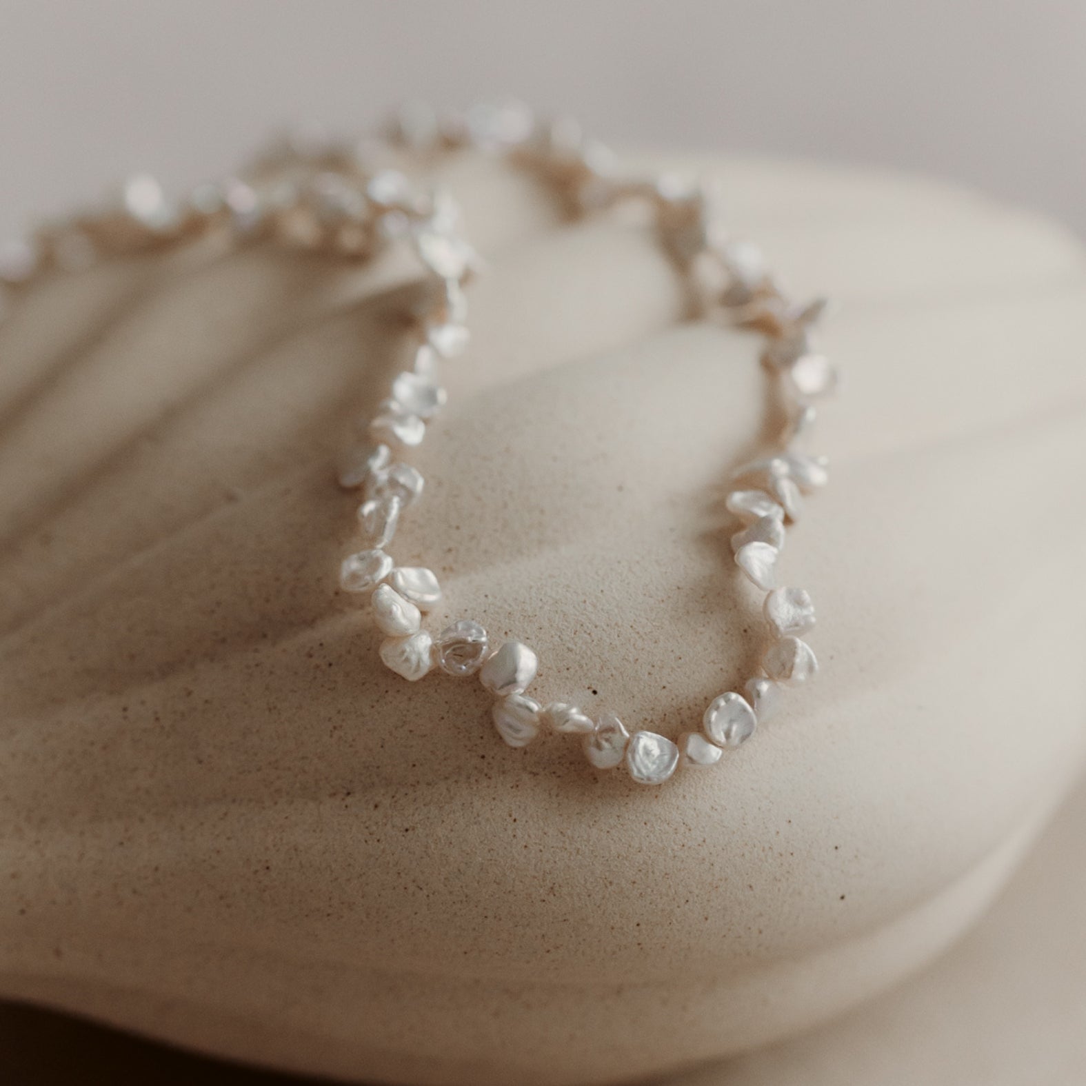 Collier en argent Golden Brielle - Perles naturelles - Indira