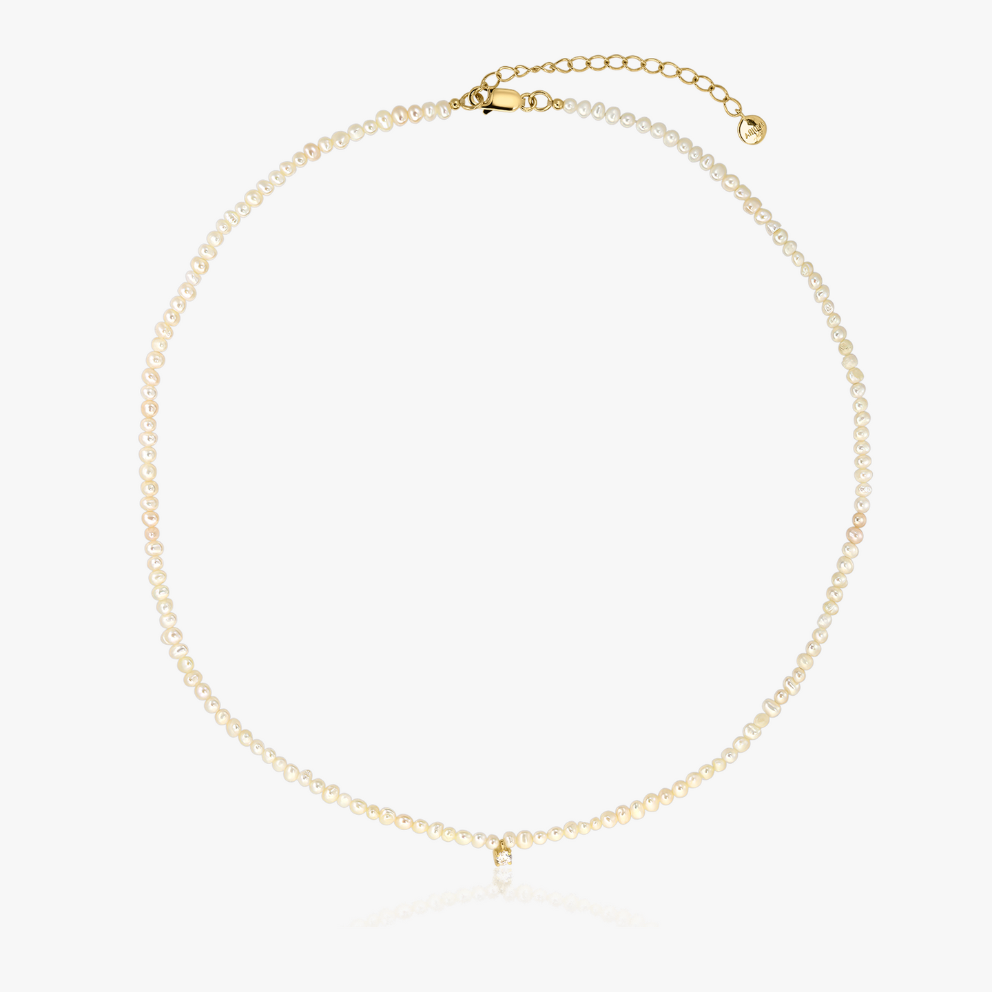 Collier en argent Golden Fairy - Perles de culture - Indira