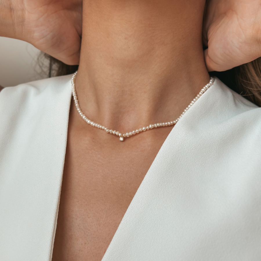 Collier en argent Fairy - Perles de culture - Indira