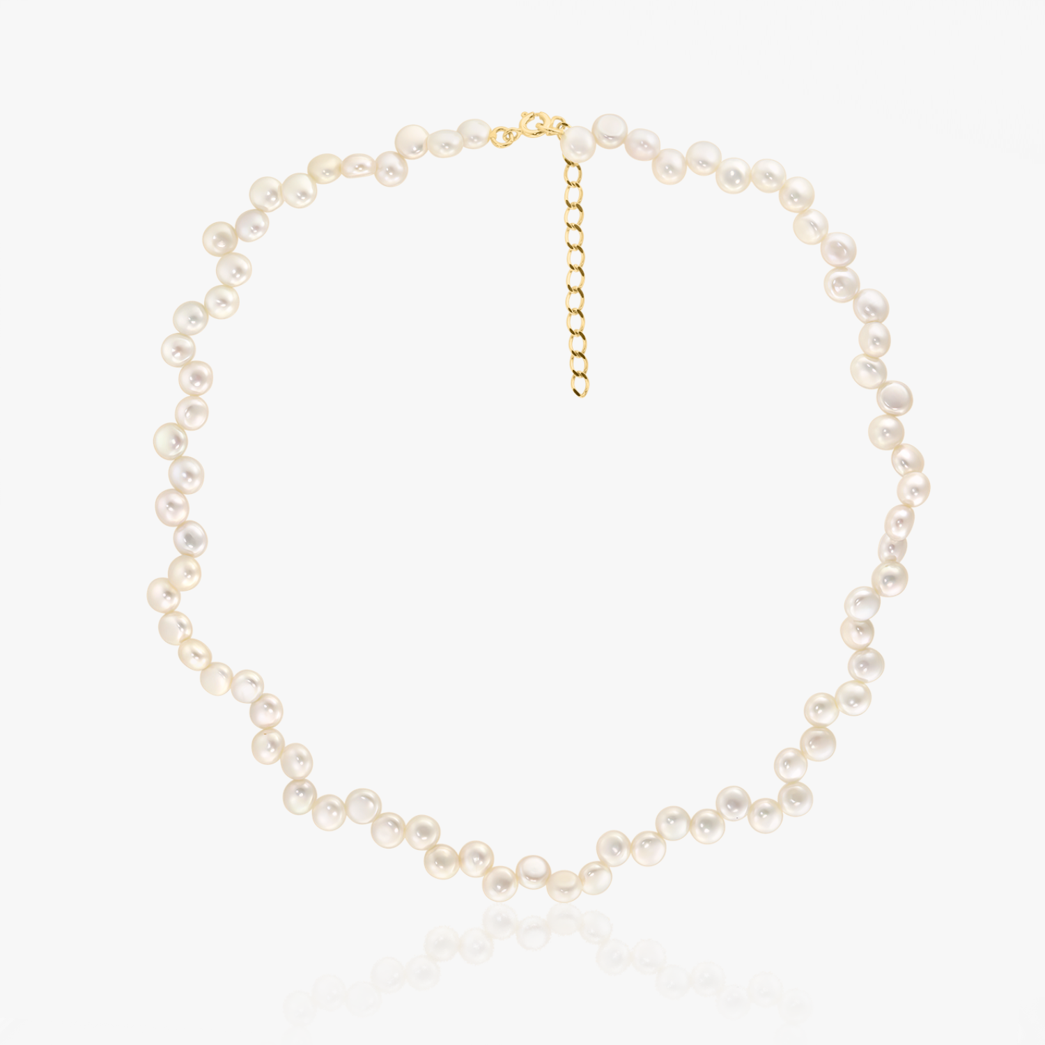 Collier en argent Golden Harmony - Perles naturelles - Indira