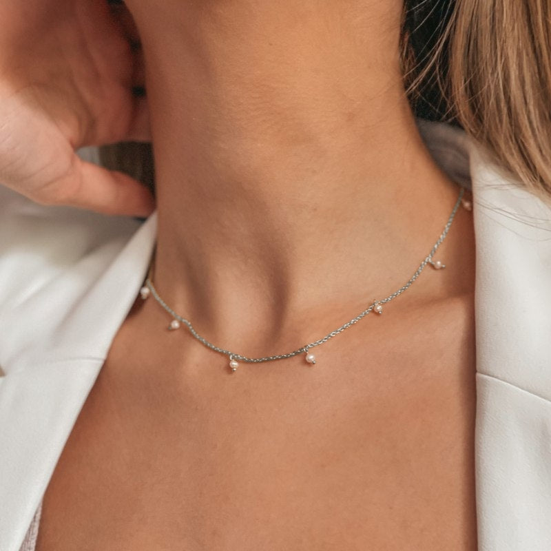 Collier en argent Margot - Perles Naturelles - Indira