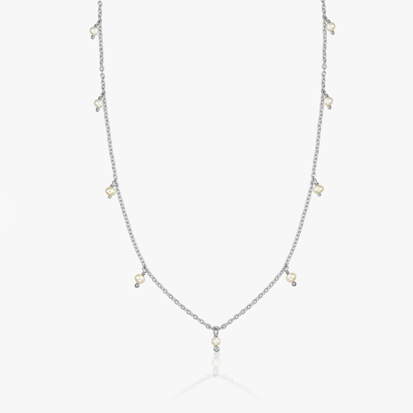 Collier en argent Margot - Perles Naturelles - Indira