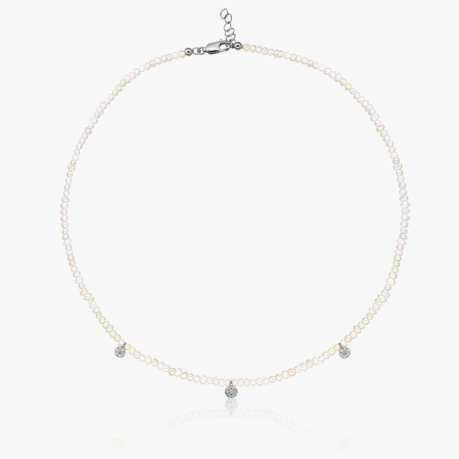 Collier en argent Venus - Perle Naturelle - Indira