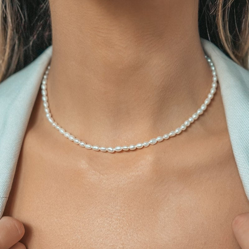 Collier en argent Jacqueline - Perle Naturelle - Indira