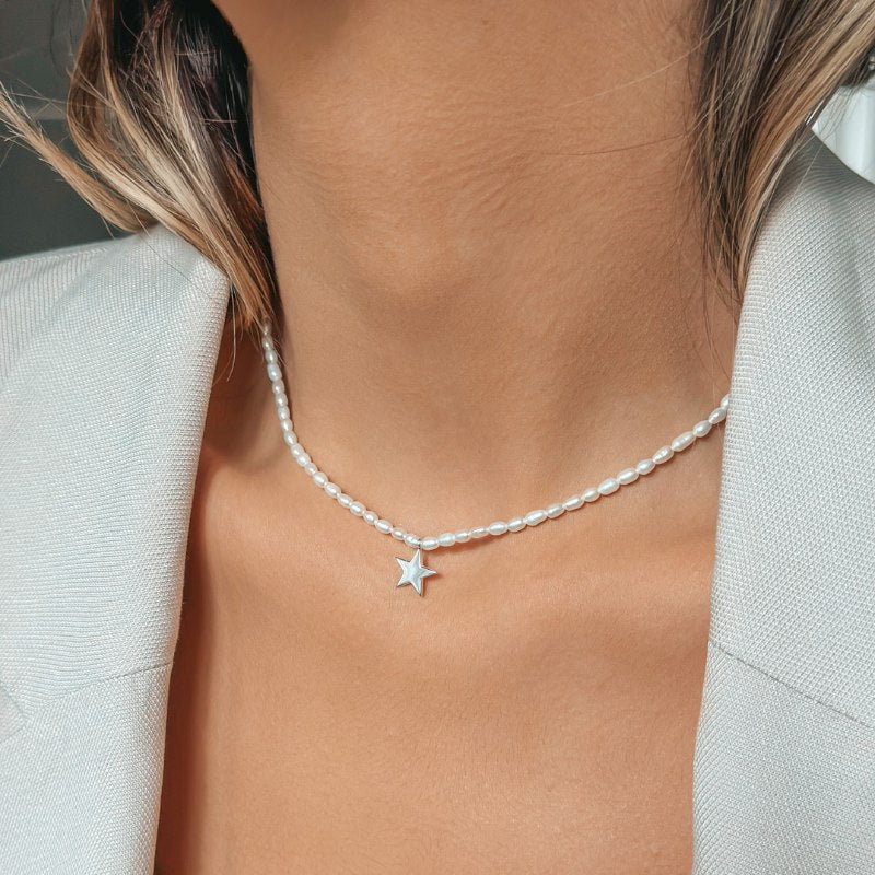 Collier en argent Tiana - Perles Naturelles - Indira