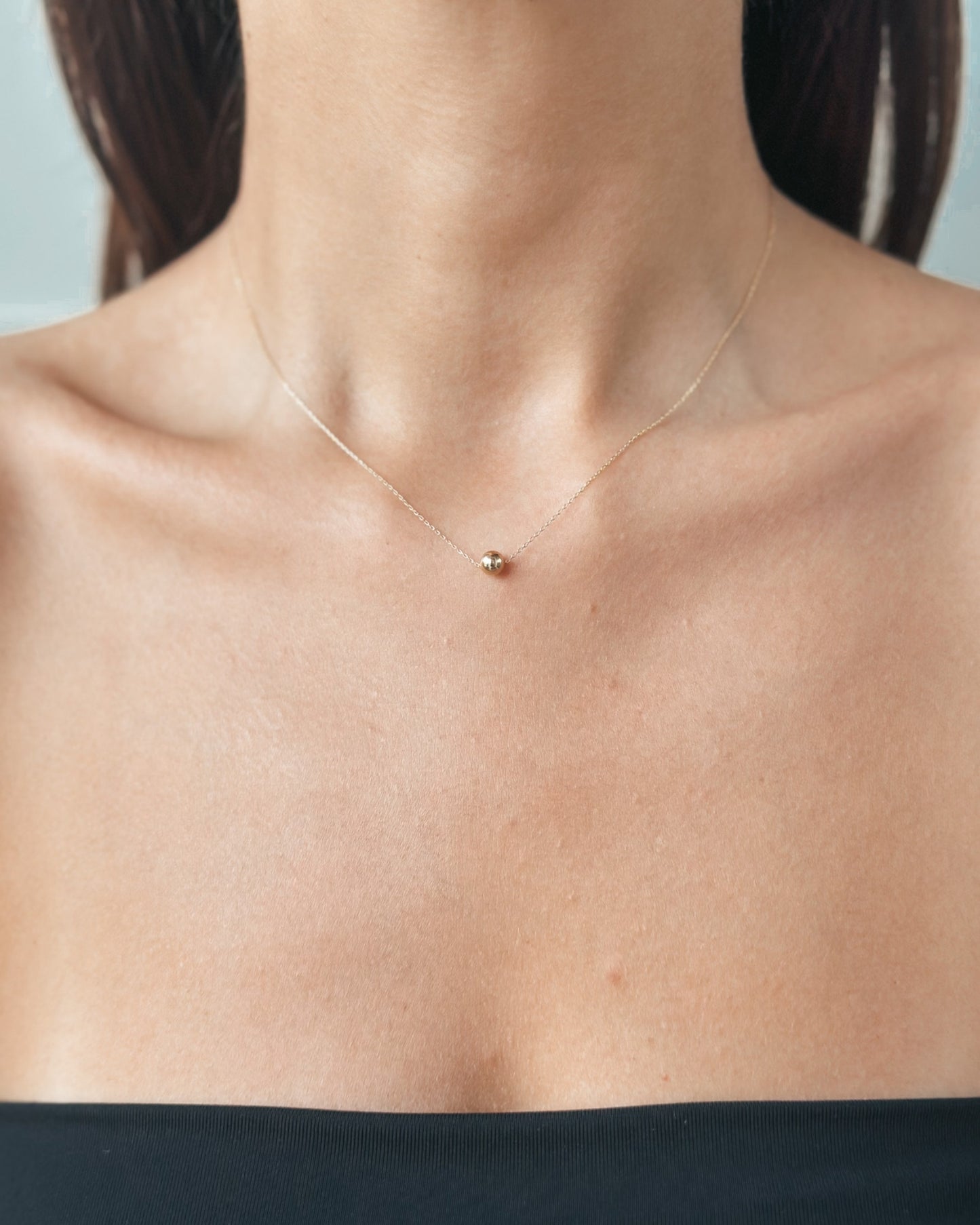 Collier en or jaune Golden Sphere - Indira