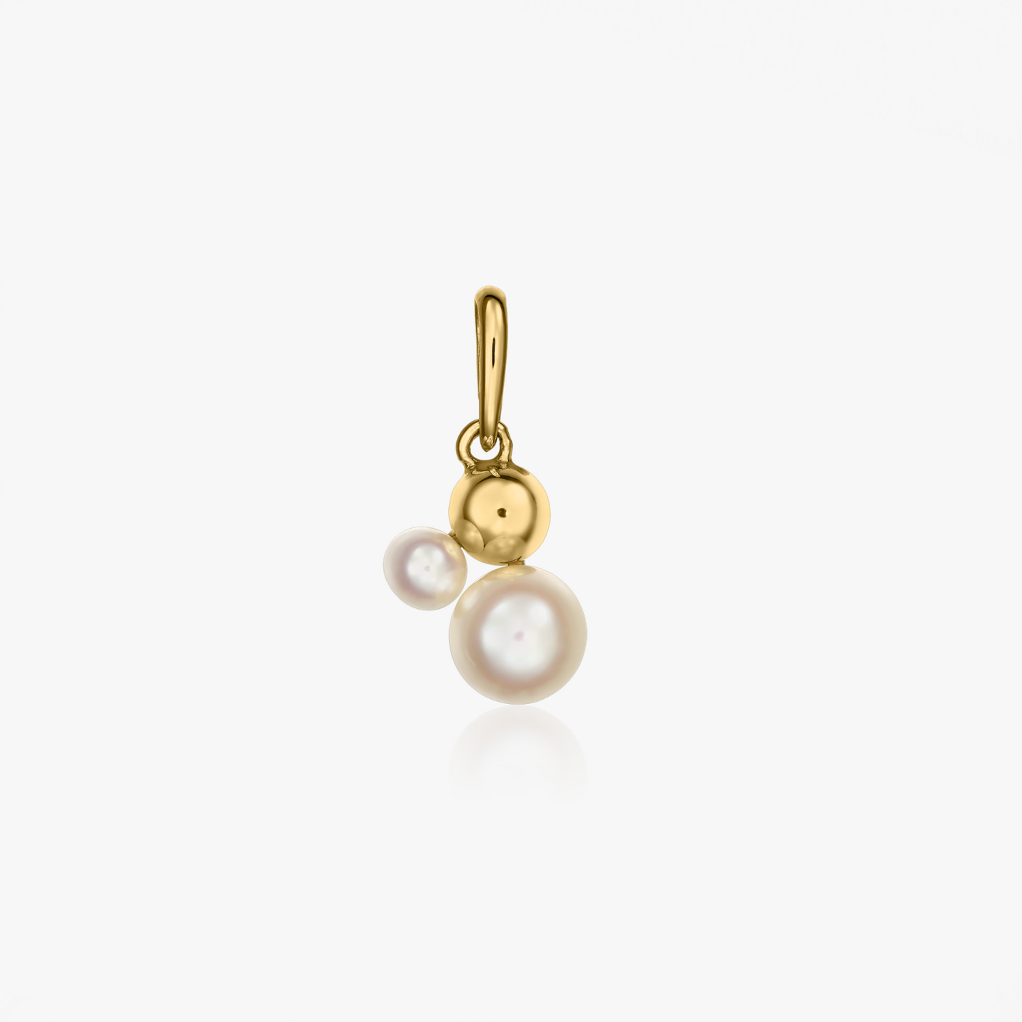 Pendentif en or Lora - Perles Naturelles - Indira