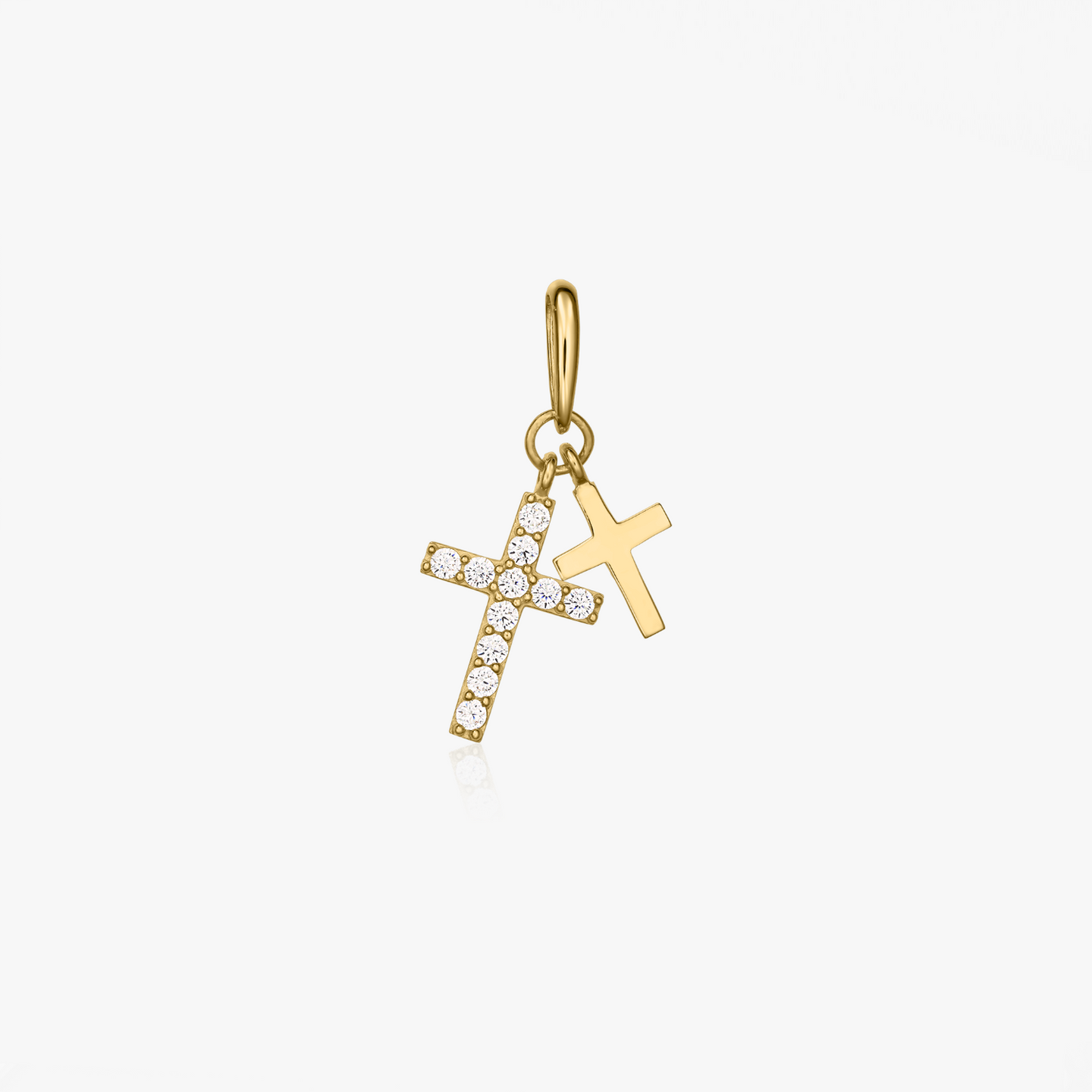Pendentif en or Double Cross - Indira