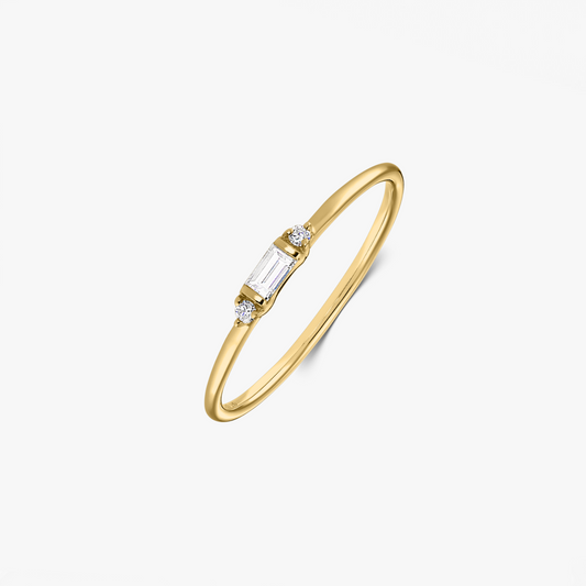 Inel din aur galben Kaya - Diamante - Indira