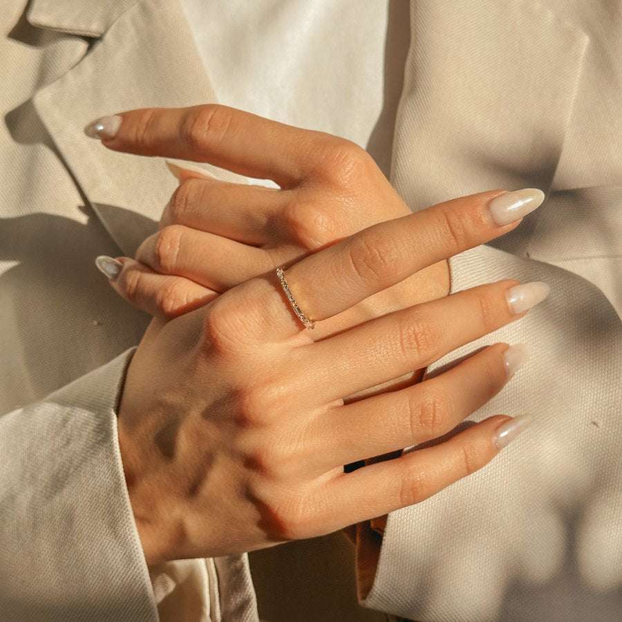 Bague en argent Baguette - Zircon - Indira