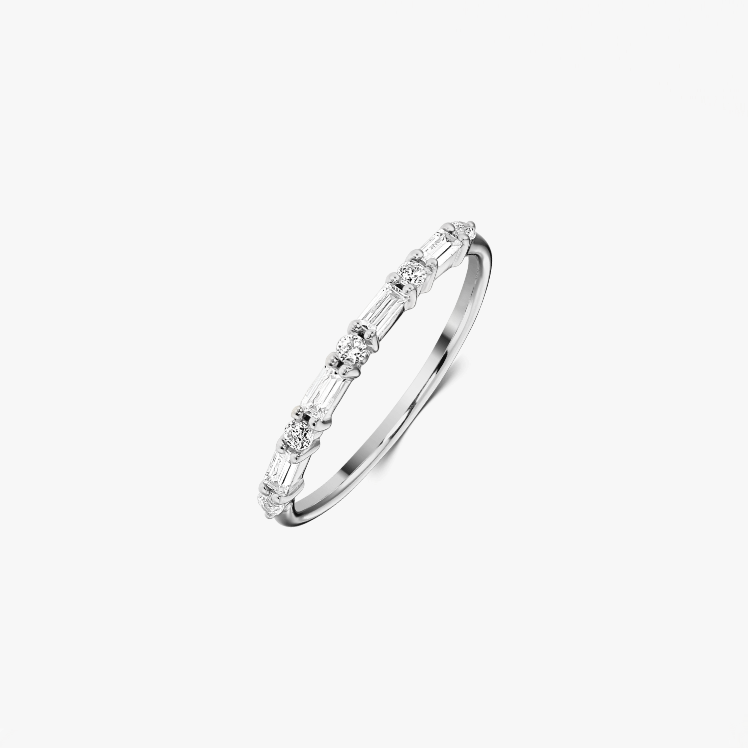 Bague en argent Baguette - Zircon - Indira