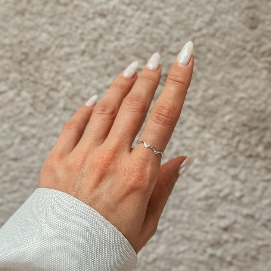 Bague en argent Curl - Indira