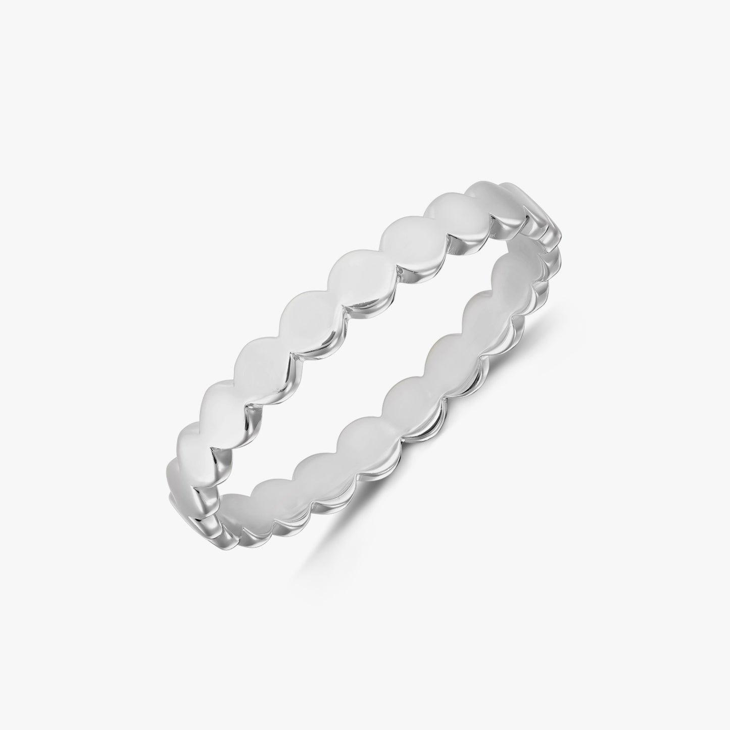 Bague Argent Points