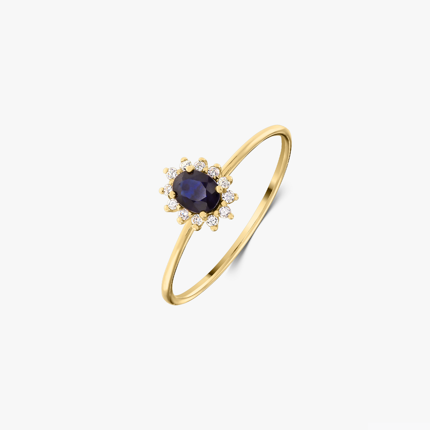 Bague en or Genn - Saphir et Diamants - Indira