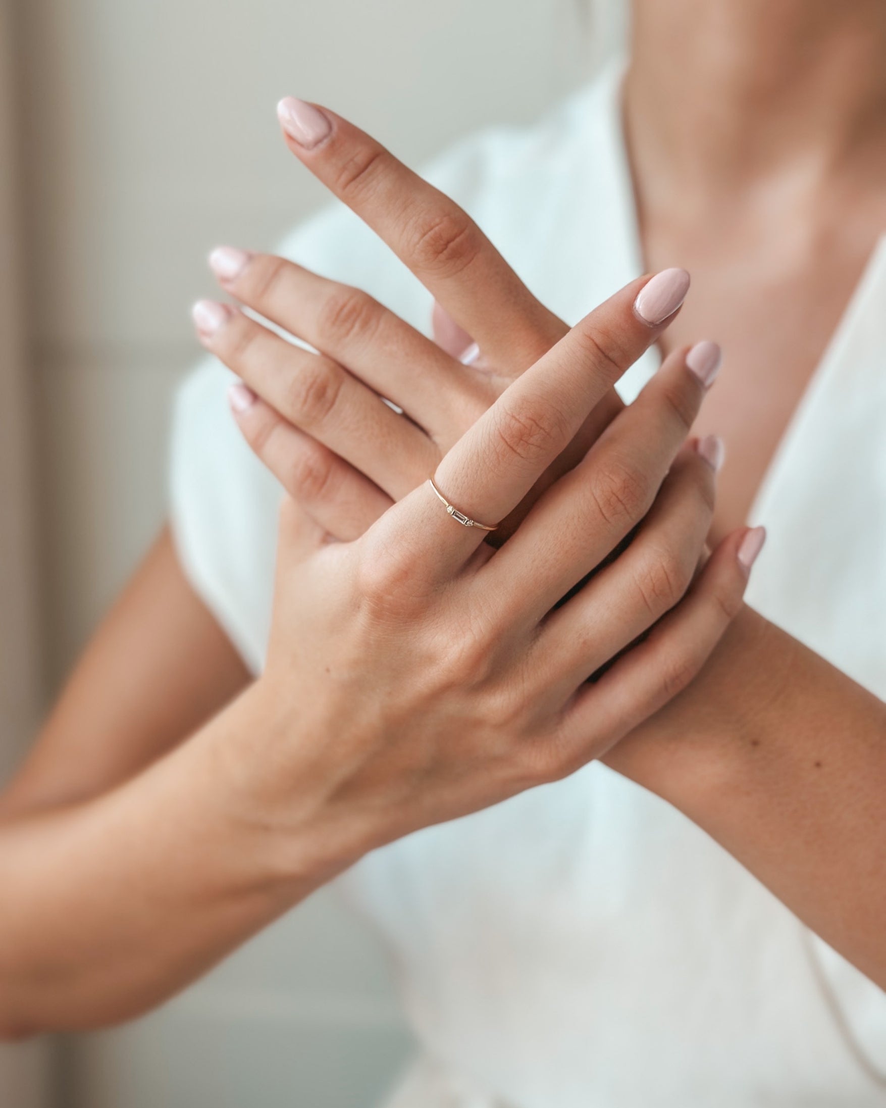 Inel din aur galben Kaya - Diamante - Indira