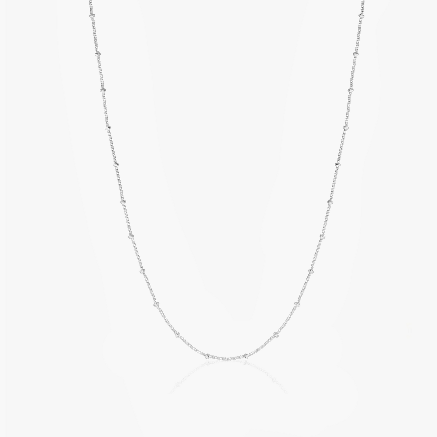 Collier en argent perlé - Indira