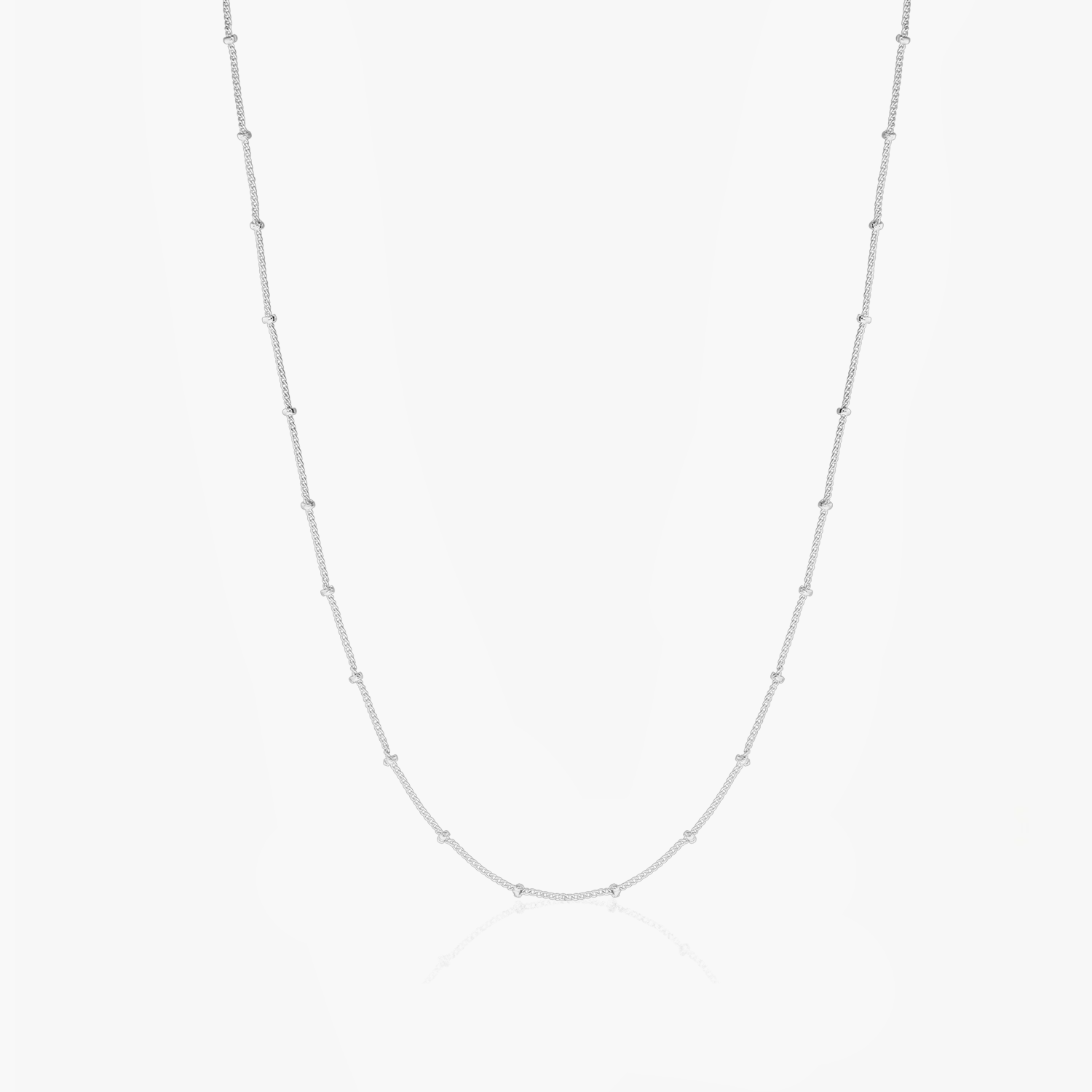 Collier en argent perlé - Indira