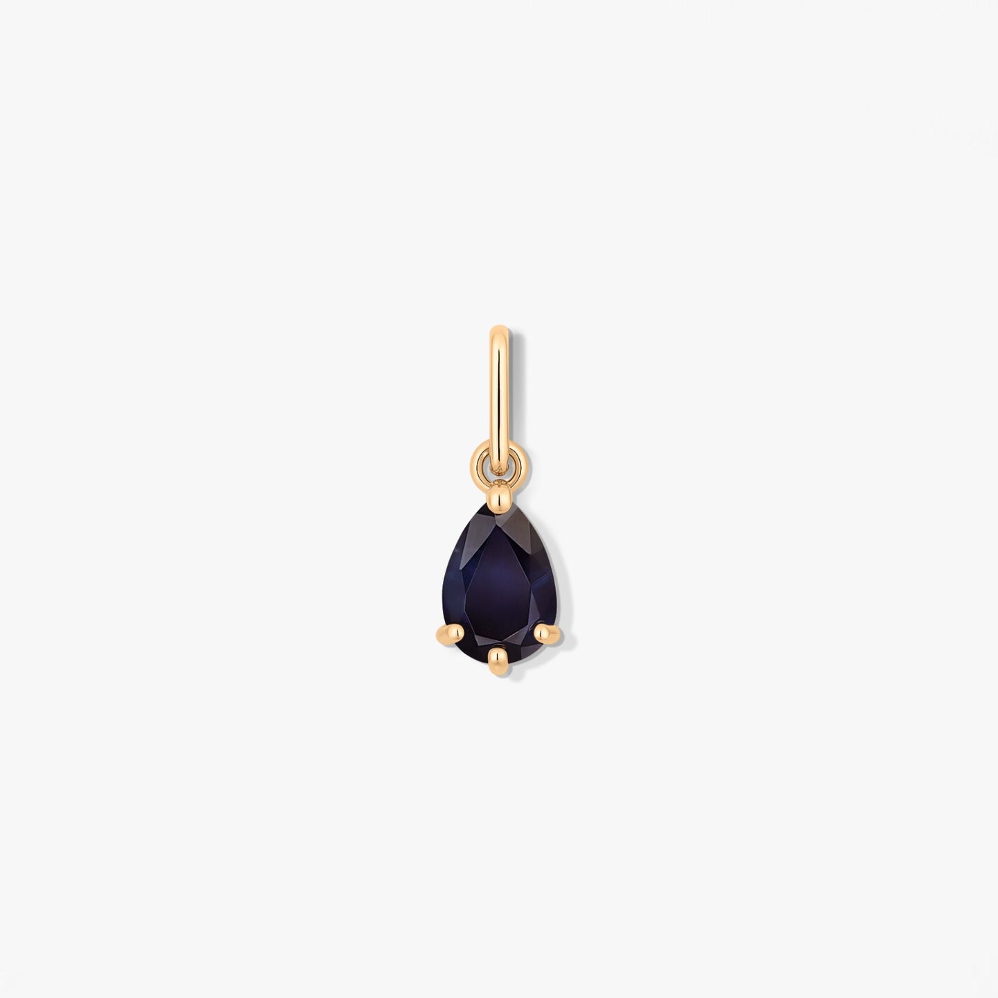 Pendentif Pierre de Naissance en Or pour Septembre - Saphir