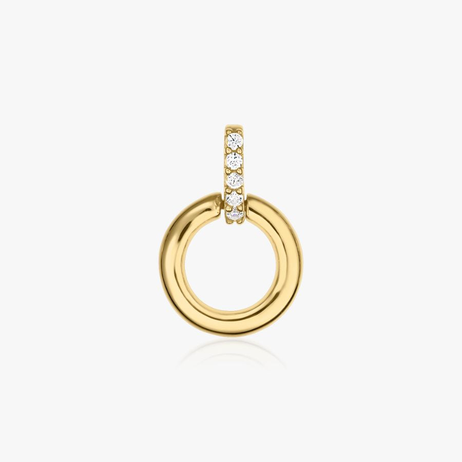 Pendentif en or Cercle Éternel - Indira