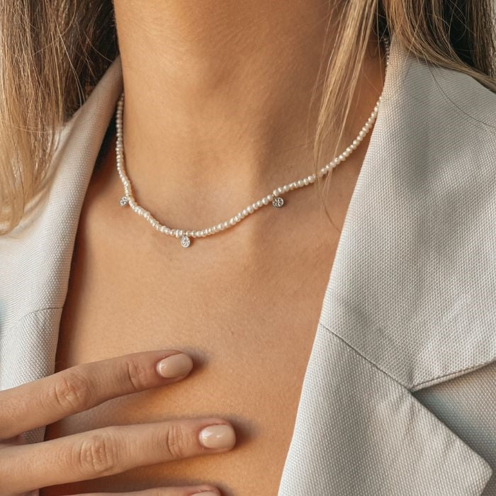 Collier en argent Vénus - Perle Naturelle - Indira