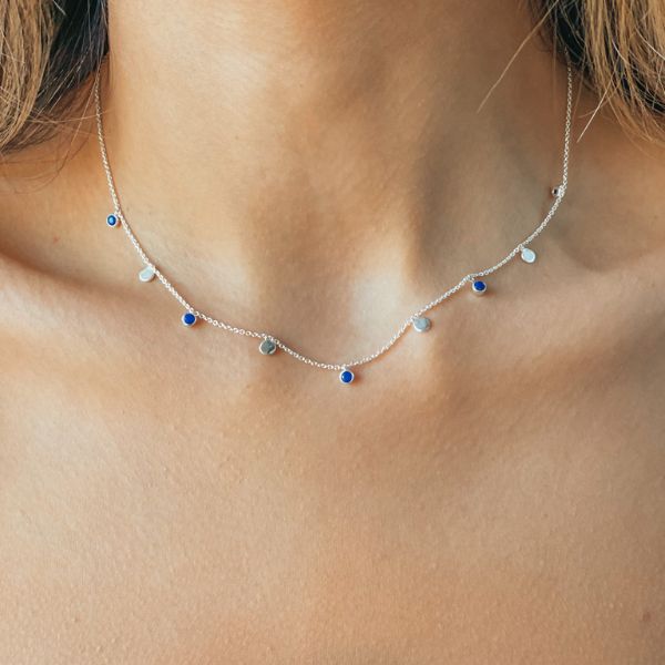 Collier en argent Noora - Lapis Lazuli - Indira