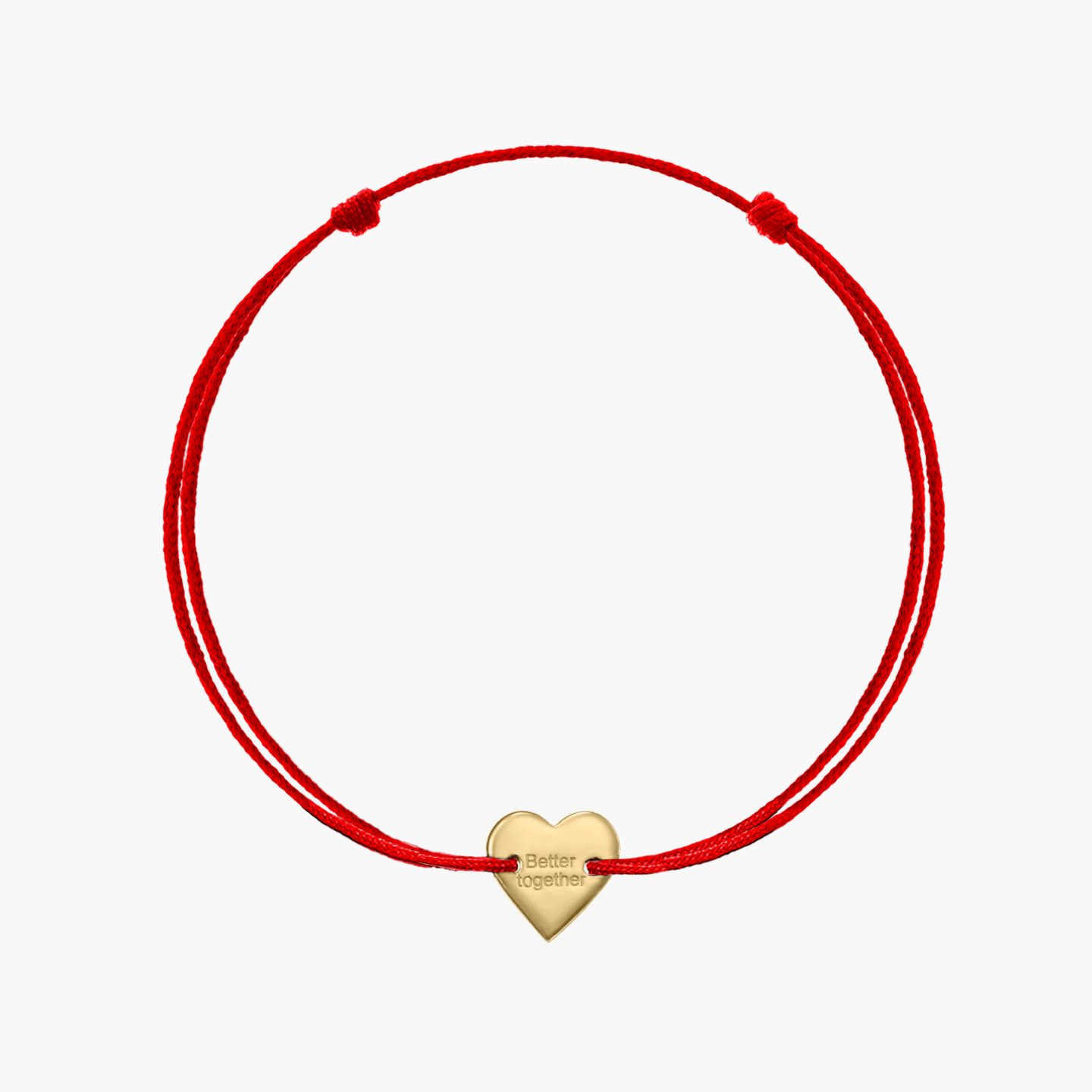 Bracelet corde en or Better Together - Indira