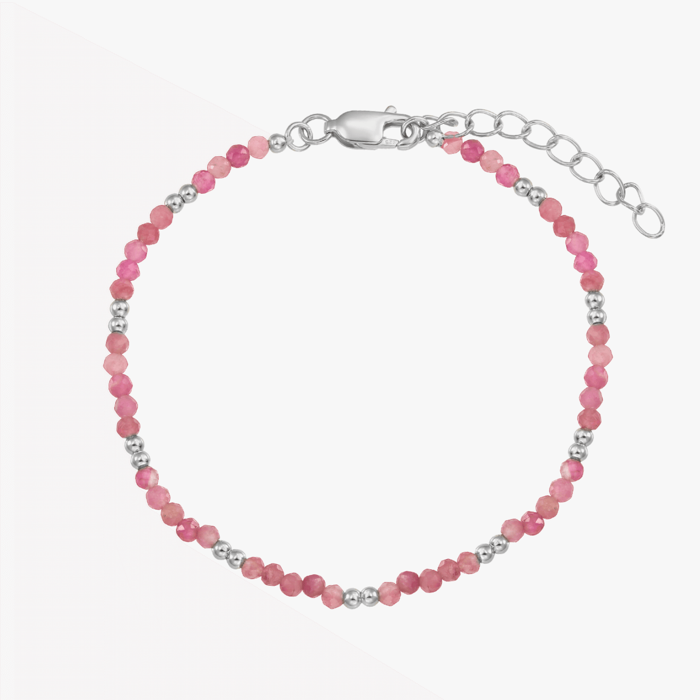 Chaîne de cheville en argent SummerScape - Tourmaline - Indira