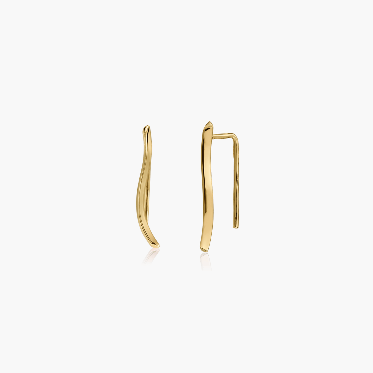 Boucles d'oreilles en argent Golden Swift - Indira