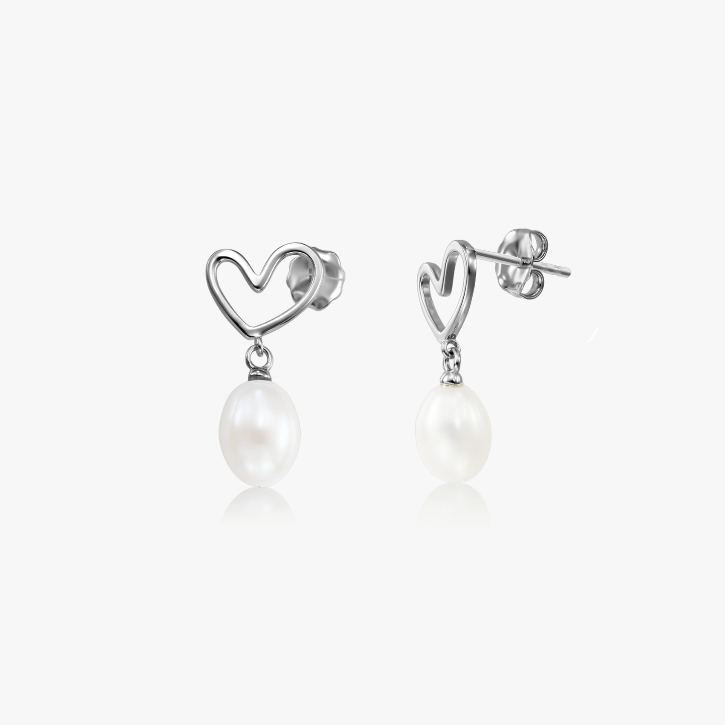 Boucles d'oreilles en argent Lydia - Perles naturelles - Indira
