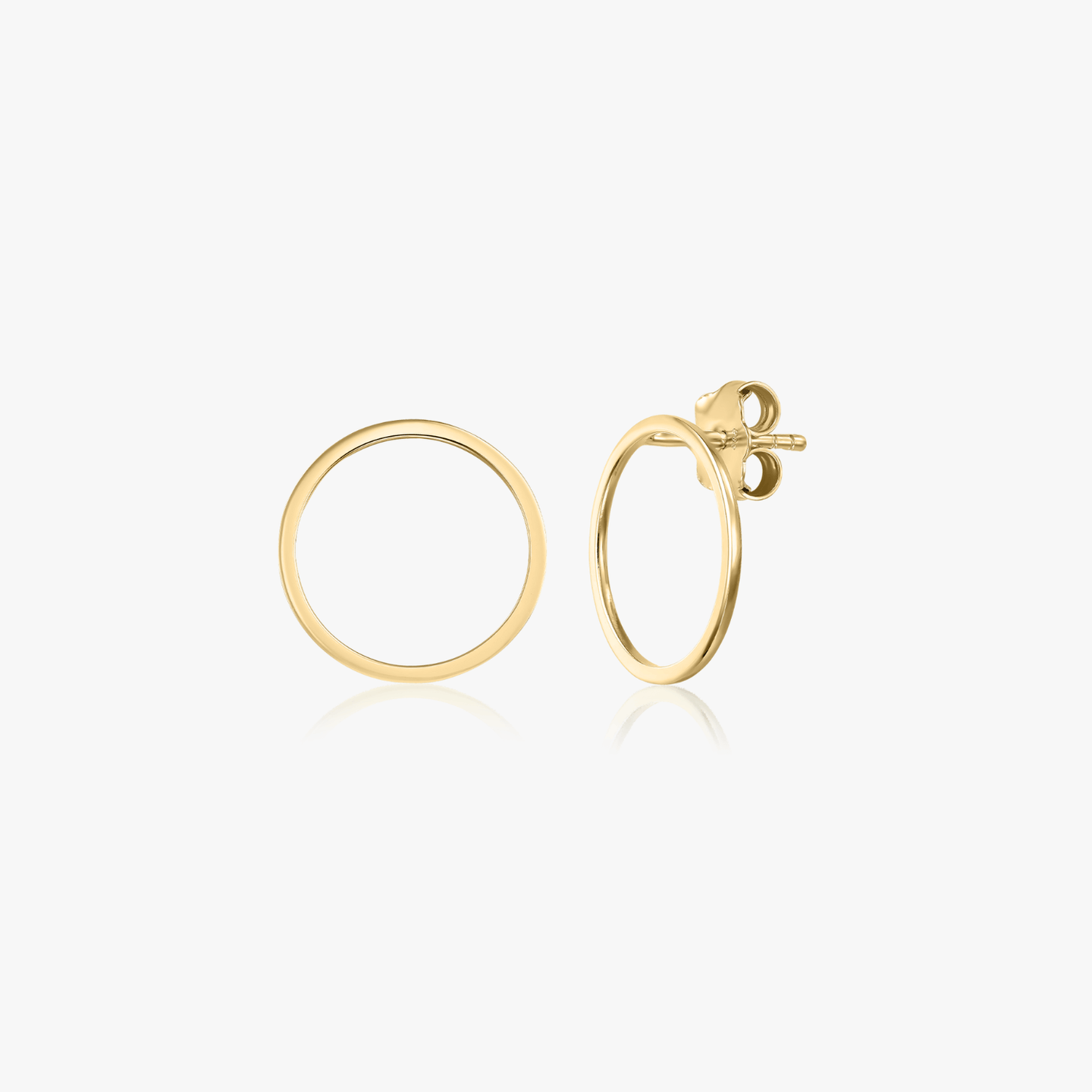 Boucles d'oreilles en or Circle - Indira