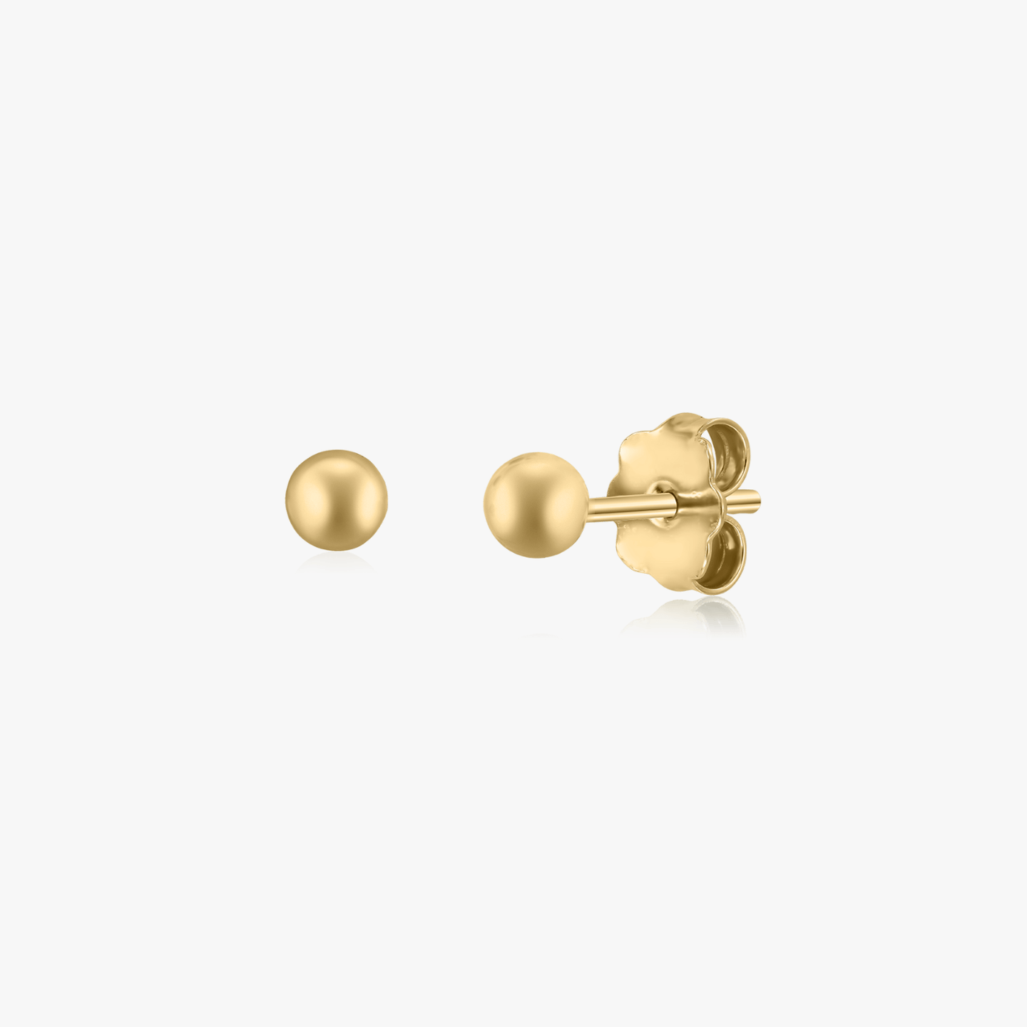 Boucles d'oreilles en or Golden Sphere - Indira