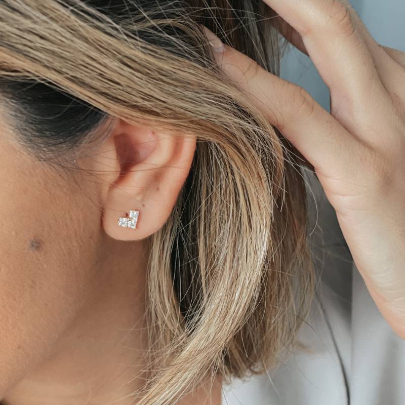Boucles d'oreilles en or Love Sparkle - Indira