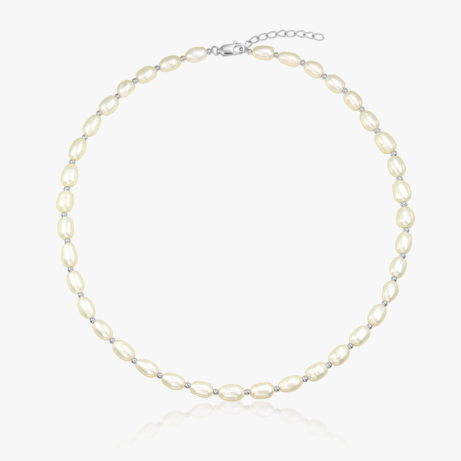 Collier en argent Chérie - Perles naturelles - Indira