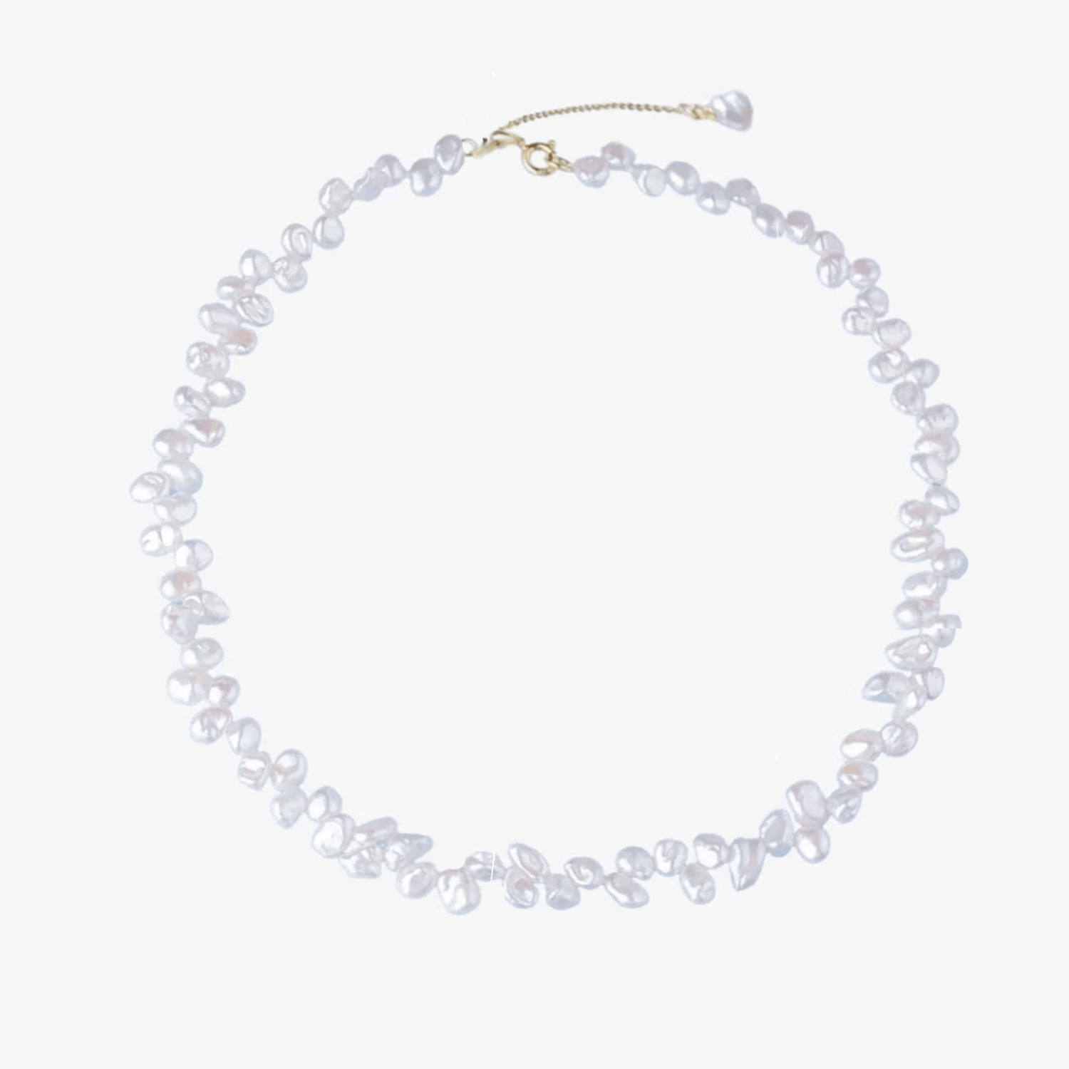 Collier en argent Golden Brielle - Perles naturelles - Indira