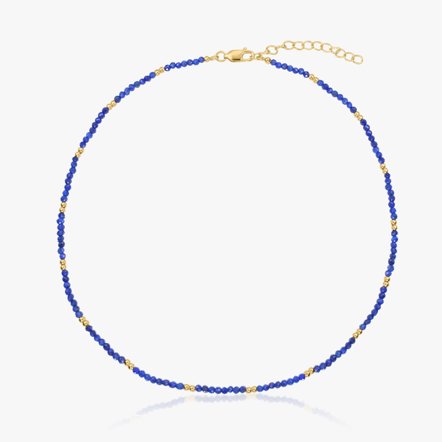 Collier en argent Golden SummerScape - Lapis Lazuli - Indira