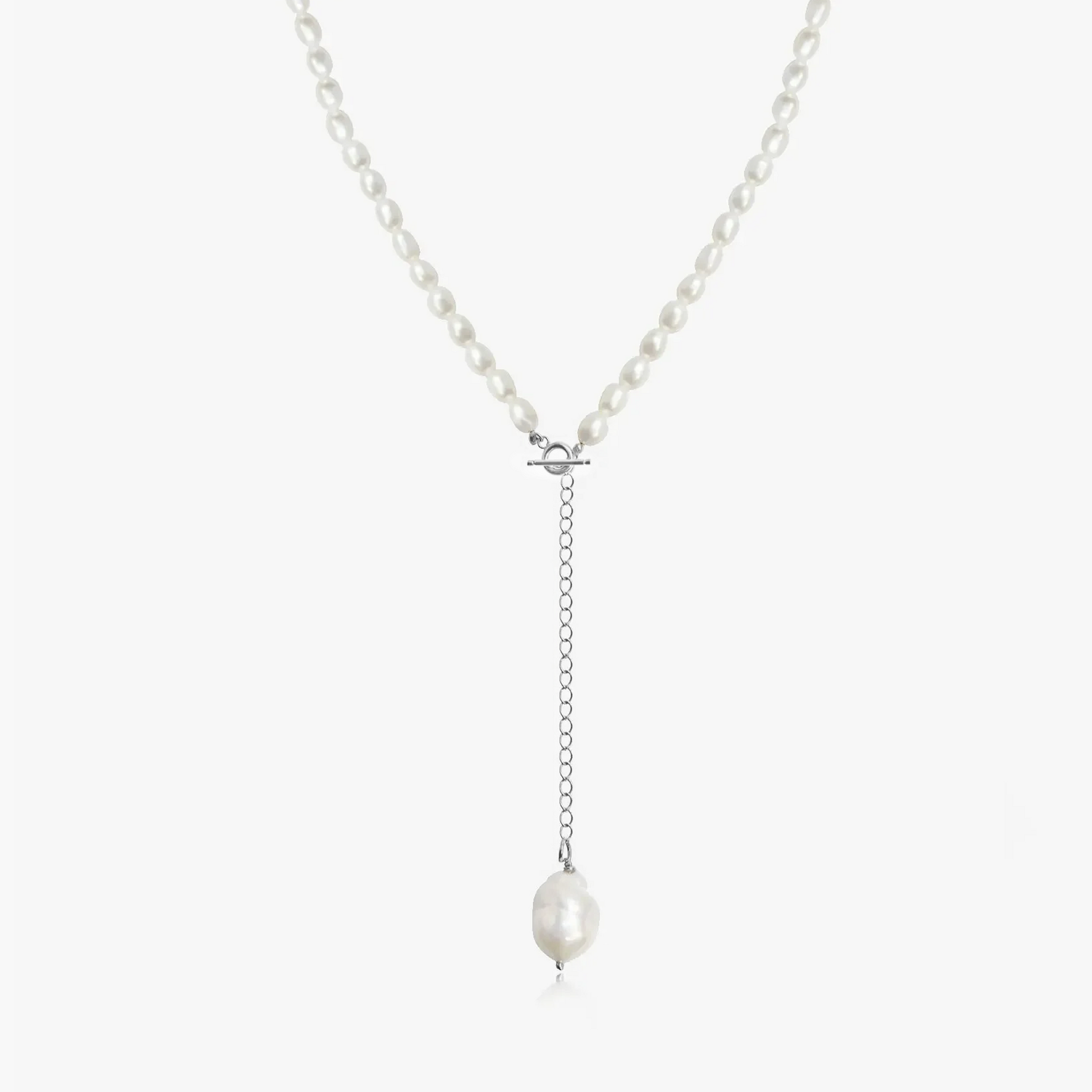 Collier en argent Jacqueline - Perle Naturelle - Indira