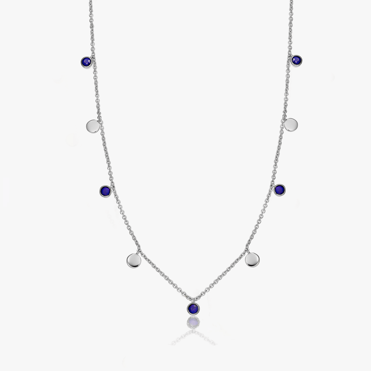 Collier en argent Noora - Lapis Lazuli - Indira