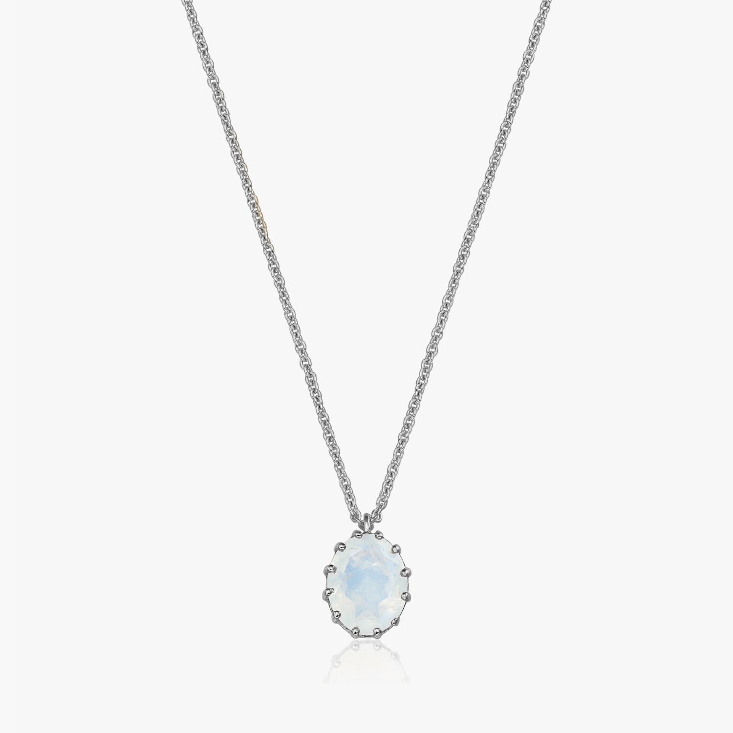 Collier en argent Serene - Pierre de Lune - Indira