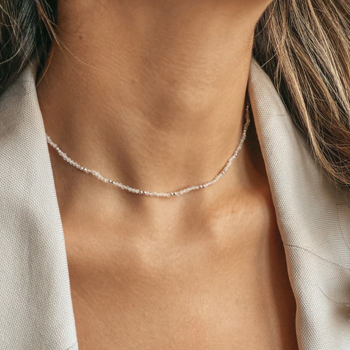 Collier en argent SummerScape – Pierre de Lune - Indira